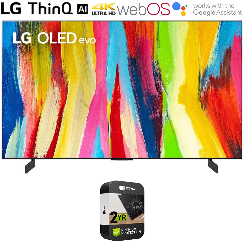 LG OLED65C2PUA 65 Inch HDR 4K Smart OLED TV (2022) w/ 2 Year Extended Warranty